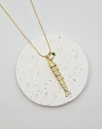 שרשרת לונג פיש ופנינה