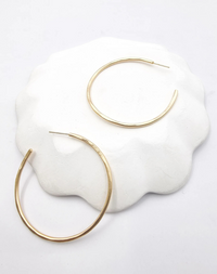 עגילי חישוק עבודת יד