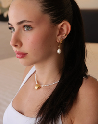 שרשרת צ'וקר פנינים הארט