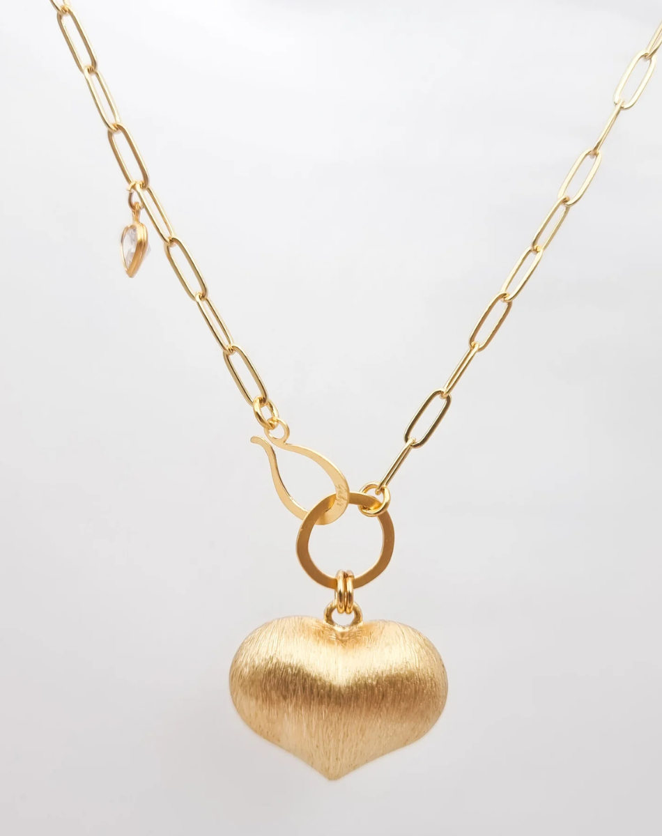 שרשרת צמיד חוליות לב